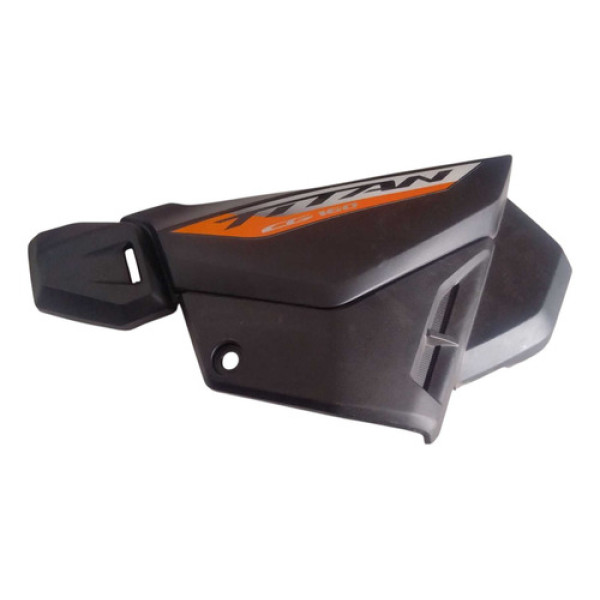 Carenagem Tampa Lateral Esquer Honda Titan Cg 160 2025 2026 Preto