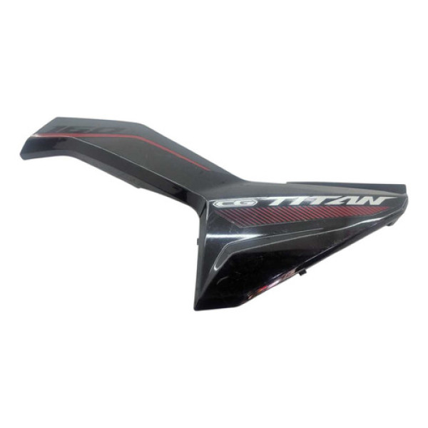 Tampa Lateral Esquerda Honda Titan 160 2020 2024 Preto
