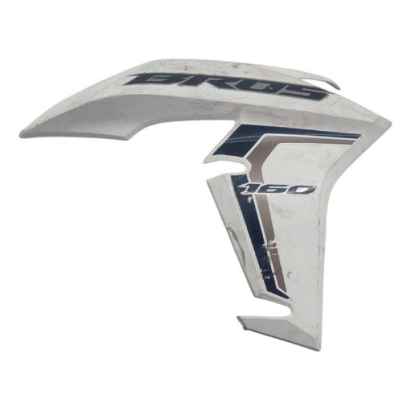 Aba Tanque Direita Detalhe Honda Bros 160 2022 2024 Branco