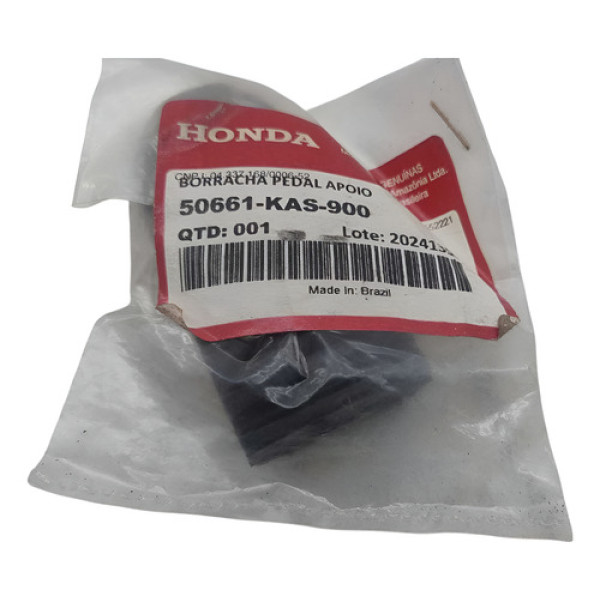 Borracha Pedal De Apoio Dianteiro Bros 160 Original