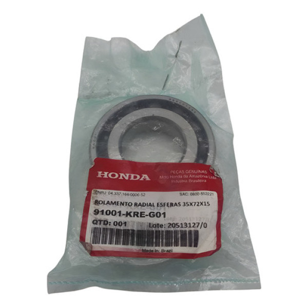 Rolamento Virabrequim Honda Titan Fan 160 Original