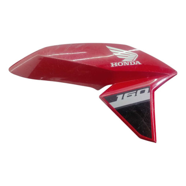 Carenagem Aba Honda Titan 160 Direita Detalhe 2016 2021 Vermelho