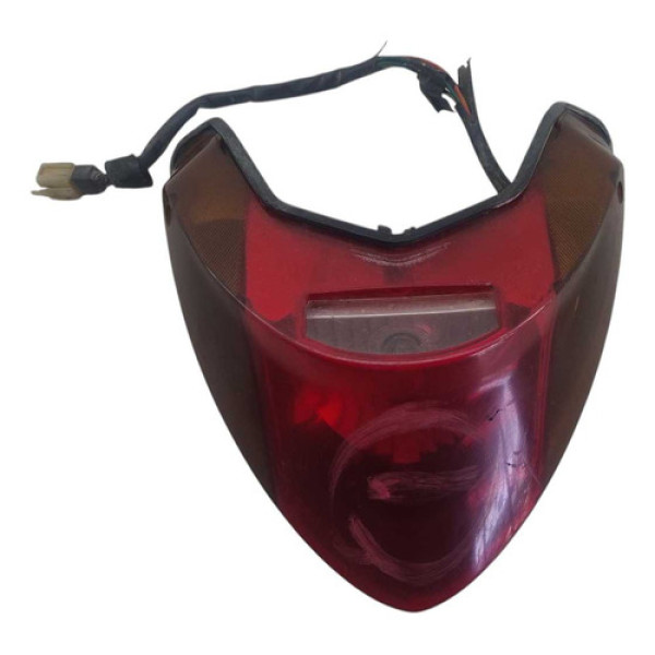 Lanterna Traseira Detalhe Honda Fan 150 2009 2013 Original Ambos Lados Vermelho