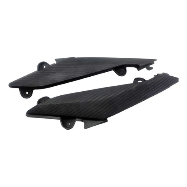 Par Carenagem Acabamento Lateral Honda Elite 125 2019 2024 Preto