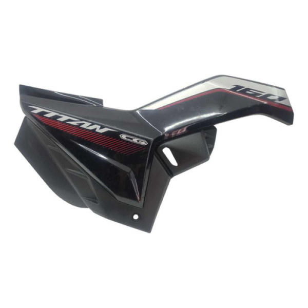 Tampa Lateral Honda Titan 160 Direita 2016 2024 Original Preto