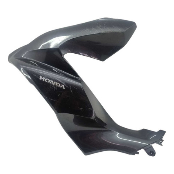 Lateral Dianteira Esquerdo Detalhe Honda Pcx160 2023 2024 Cinza