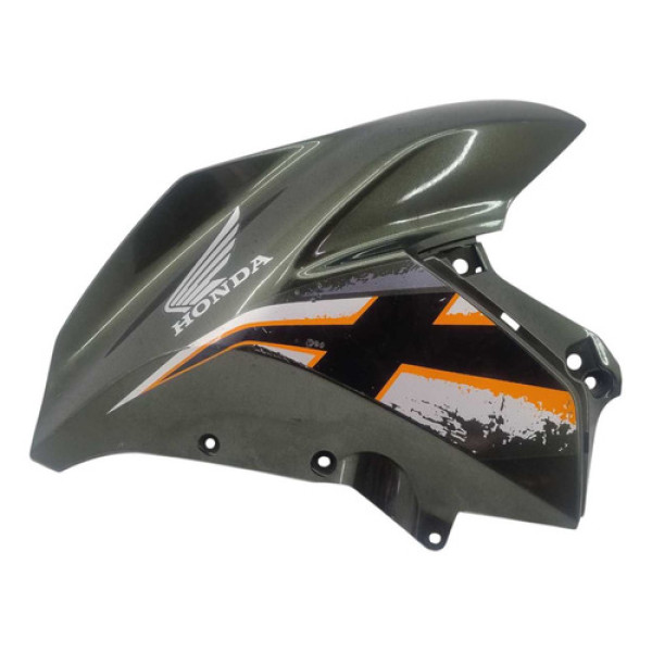 Aba Do Tanque Esquerdo Cb 500x  2014 2018 Original Verde Verde