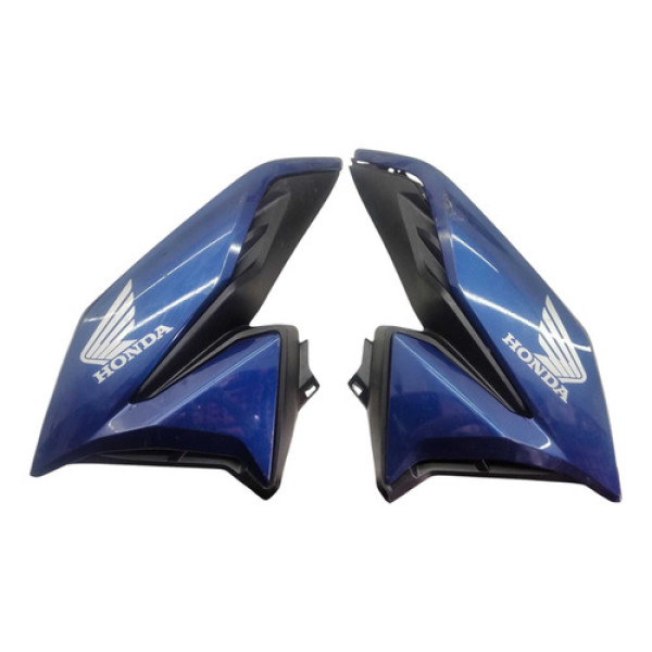 Par De Carenagem Honda Titan 160 2022 2024 Original Azul