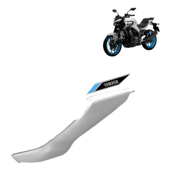 Rabeta Esquerda Mt03 2026 Cinza Claro Original Yamaha Cinza