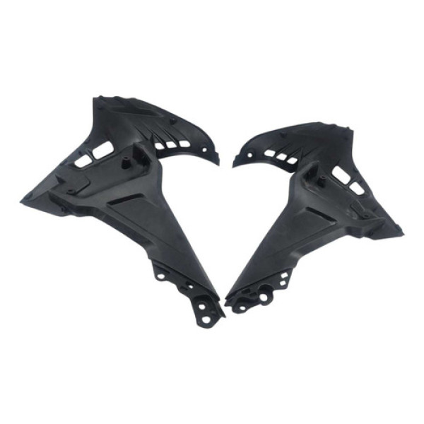 Par De Carenagem Complemento Honda Bros 160 2022 2024 Preto