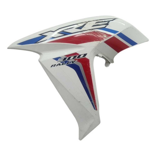 Aba Esquerda Do Tanque Xre 300 Rally 2016 2018 Detalhe Branca